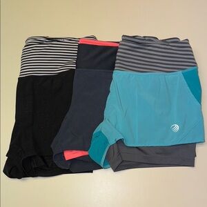 Athletic Shorts - Set of 3